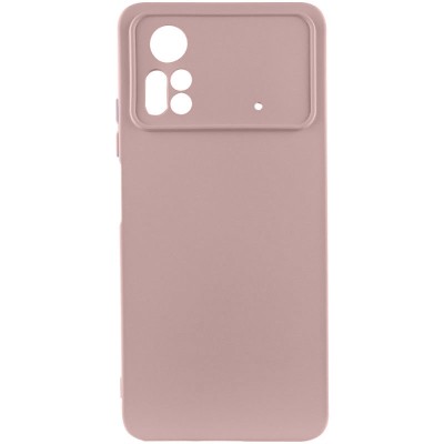 Чохол Silicone Cover Lakshmi Full Camera (A) для Xiaomi Poco X4 Pro 5G Рожевий / Pink Sand