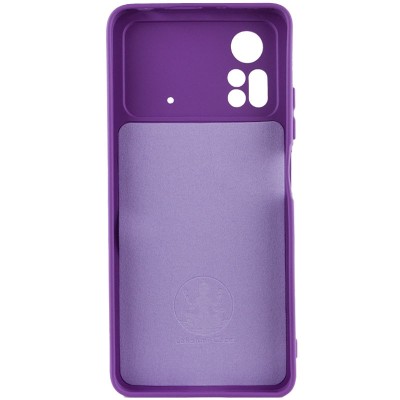 Чохол Silicone Cover Lakshmi Full Camera (A) для Xiaomi Poco X4 Pro 5G Фіолетовий / Purple