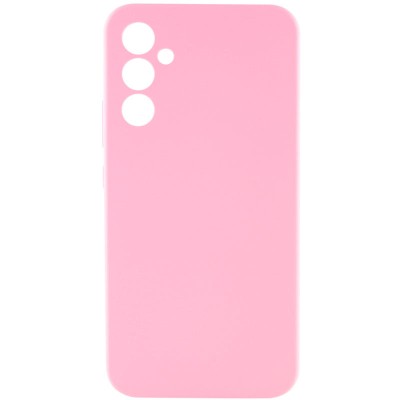 Чохол Silicone Cover Lakshmi Full Camera (AAA) для Samsung Galaxy A34 5G Рожевий / Light pink