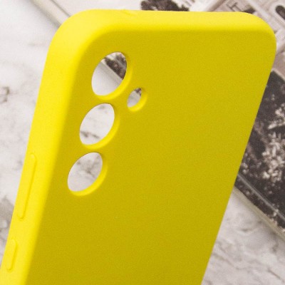 Чохол Silicone Cover Lakshmi Full Camera (AAA) для Samsung Galaxy A54 5G Жовтий / Yellow