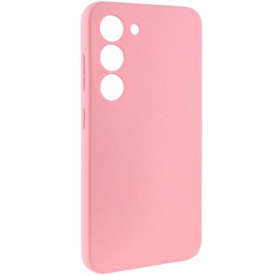 Чохол Silicone Cover Lakshmi Full Camera (AAA) для Samsung Galaxy S23 Рожевий / Light pink