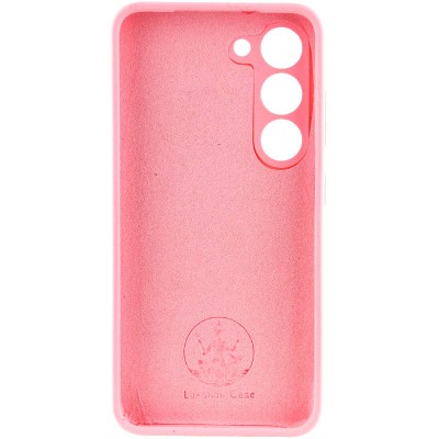 Чохол Silicone Cover Lakshmi Full Camera (AAA) для Samsung Galaxy S23 Рожевий / Light pink