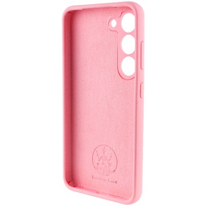 Чохол Silicone Cover Lakshmi Full Camera (AAA) для Samsung Galaxy S23 Рожевий / Light pink