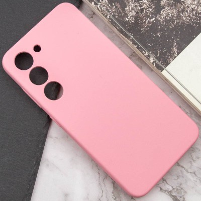 Чохол Silicone Cover Lakshmi Full Camera (AAA) для Samsung Galaxy S23 Рожевий / Light pink