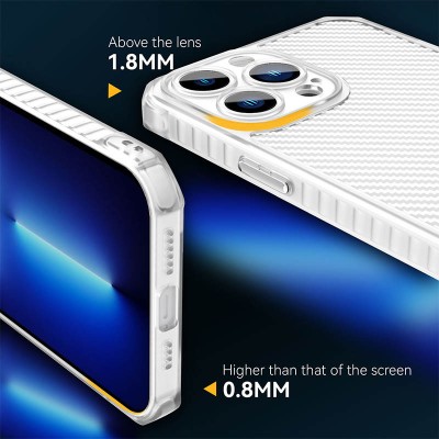 Чохол TPU Ease Carbon color series для Apple iPhone 13 Pro Max (6.7") Матовий / Прозорий
