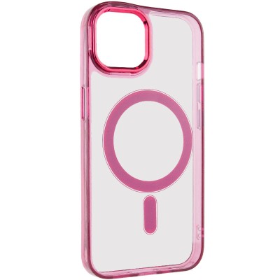 Чохол TPU Iris with MagSafe для Apple iPhone 14 (6.1") Бордовий