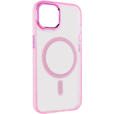Чохол TPU Iris with MagSafe для Apple iPhone 14 (6.1") Рожевий