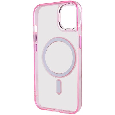 Чохол TPU Iris with MagSafe для Apple iPhone 14 (6.1") Рожевий