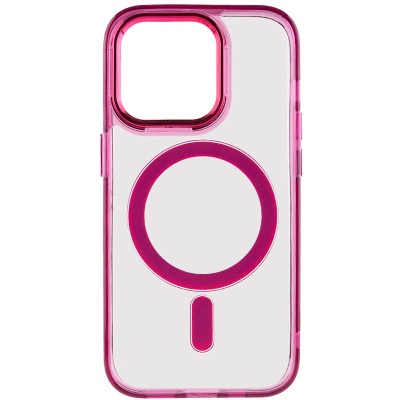 Чохол TPU Iris with MagSafe для Apple iPhone 14 Pro (6.1") Бордовий