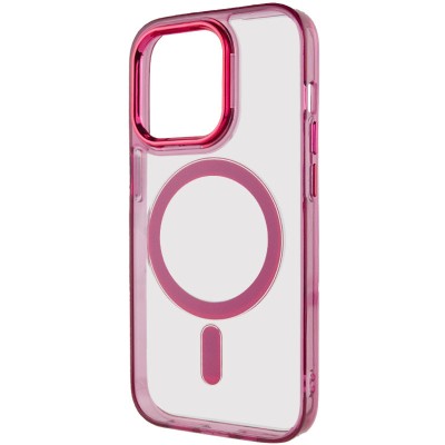 Чохол TPU Iris with MagSafe для Apple iPhone 14 Pro (6.1") Бордовий