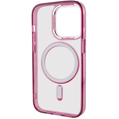 Чохол TPU Iris with MagSafe для Apple iPhone 14 Pro (6.1") Бордовий