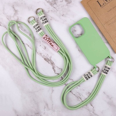 Чохол TPU two straps California для Apple iPhone 12 Pro Max (6.7") Зелений / Pistachio