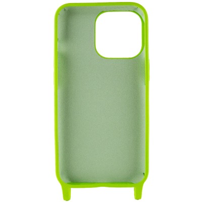 Чохол TPU two straps California для Apple iPhone 12 Pro Max (6.7") Салатовий