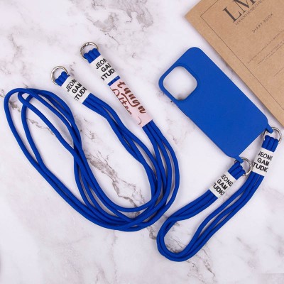 Чохол TPU two straps California для Apple iPhone 12 Pro Max (6.7") Синій / Iris