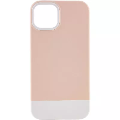 Чохол TPU+PC Bichromatic для Apple iPhone 12 Pro / 12 (6.1") Grey-beige / White