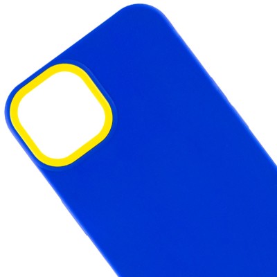 Чохол TPU+PC Bichromatic для Apple iPhone 12 Pro Max (6.7") Navy Blue / Yellow
