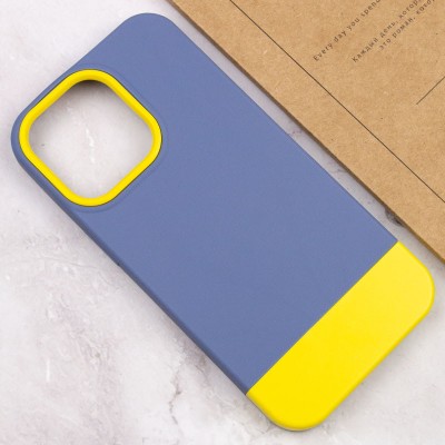 Чохол TPU+PC Bichromatic для Apple iPhone 13 Pro Max (6.7") Blue / Yellow