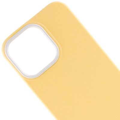 Чохол TPU+PC Bichromatic для Apple iPhone 13 Pro Max (6.7") Creamy-yellow / White