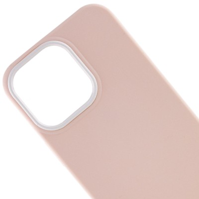 Чохол TPU+PC Bichromatic для Apple iPhone 13 Pro Max (6.7") Grey-beige / White