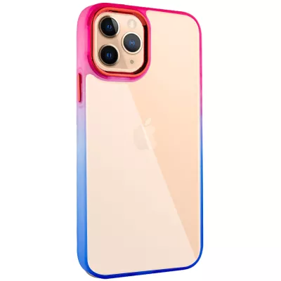 Чохол TPU+PC Fresh sip series для Apple iPhone 11 Pro (5.8") Синій / Рожевий