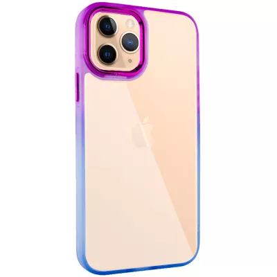 Чохол TPU+PC Fresh sip series для Apple iPhone 11 Pro (5.8") Синій / Фіолетовий