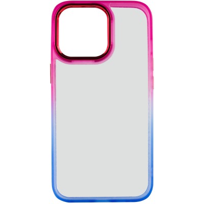 Чохол TPU+PC Fresh sip series для Apple iPhone 13 Pro (6.1") Синій / Рожевий