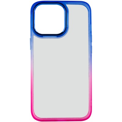 Чохол TPU+PC Fresh sip series для Apple iPhone 13 Pro Max (6.7") Рожевий / Синій