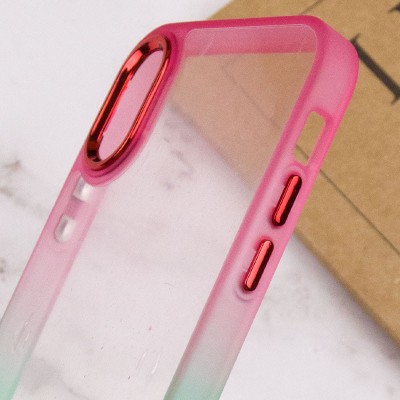 Чохол TPU+PC Fresh sip series для Apple iPhone XS Max (6.5") Салатовий / Рожевий