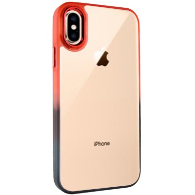 Чохол TPU+PC Fresh sip series для Apple iPhone XS Max (6.5") Чорний / Червоний