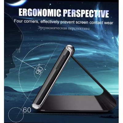 Чохол-книжка Clear View Standing Cover для Xiaomi Mi 10T Lite / Redmi Note 9 Pro 5G Чорний
