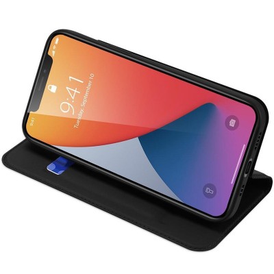 Чохол-книжка Dux Ducis з кишенею для візиток для Apple iPhone 13 Pro (6.1") Чорний