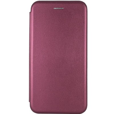 Шкіряний чохол (книжка) Classy для Oppo A54 4G Бордовий