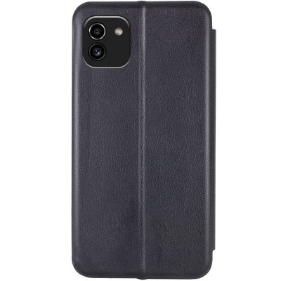 Шкіряний чохол (книжка) Classy для Samsung Galaxy A03 Чорний