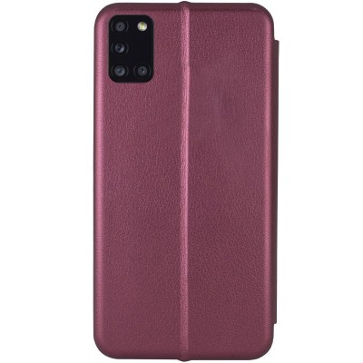 Шкіряний чохол (книжка) Classy для Samsung Galaxy A31 Бордовий Шкіряний чохол (книжка) Classy для Samsung Galaxy A31 Бордовий