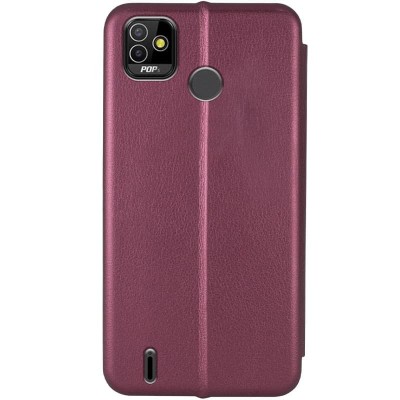 Шкіряний чохол (книжка) Classy для TECNO POP 5 Бордовий