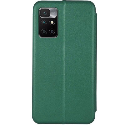 Шкіряний чохол (книжка) Classy для Xiaomi Redmi 10 Зелений