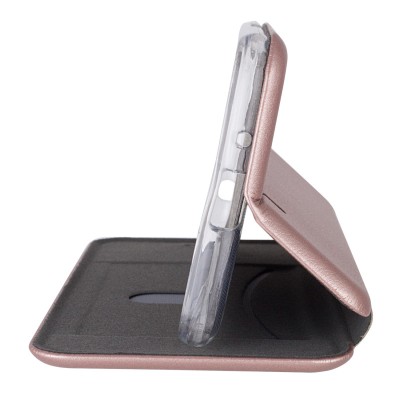Шкіряний чохол (книжка) Classy для Xiaomi Redmi 6A Rose Gold