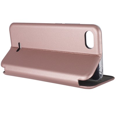 Шкіряний чохол (книжка) Classy для Xiaomi Redmi 6A Rose Gold