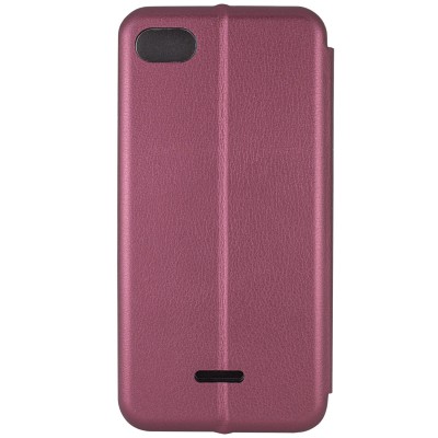 Шкіряний чохол (книжка) Classy для Xiaomi Redmi 6A Бордовий