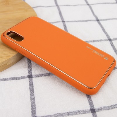Шкіряний чохол Xshield для Apple iPhone XR (6.1") Помаранчевий / Apricot
