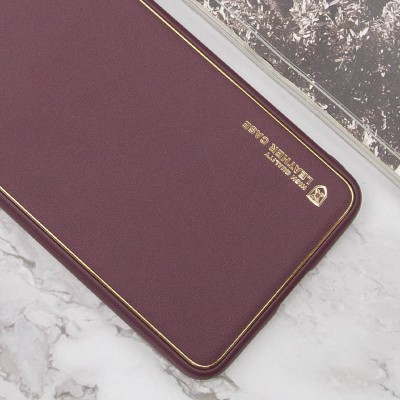Шкіряний чохол Xshield для Samsung Galaxy A50 (A505F) / A50s / A30s Бордовий / Plum Red