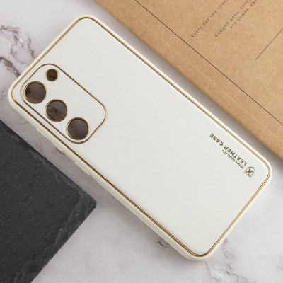 Шкіряний чохол Xshield для Samsung Galaxy S23+ Білий / White