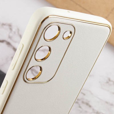 Шкіряний чохол Xshield для Samsung Galaxy S23+ Білий / White