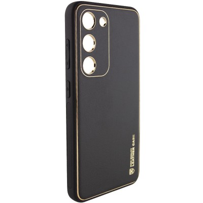 Шкіряний чохол Xshield для Samsung Galaxy S23+ Чорний / Black
