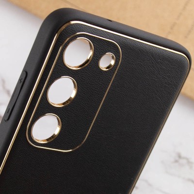Шкіряний чохол Xshield для Samsung Galaxy S23+ Чорний / Black