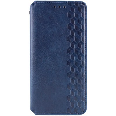 Шкіряний чохол книжка GETMAN Cubic (PU) для Samsung Galaxy A04s Синій