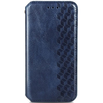 Шкіряний чохол книжка GETMAN Cubic (PU) для Samsung Galaxy S20 FE Синій