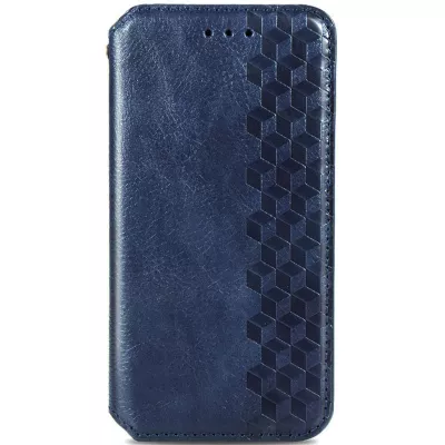 Шкіряний чохол книжка GETMAN Cubic (PU) для Xiaomi 11T / 11T Pro Синій