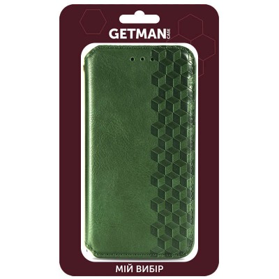 Шкіряний чохол книжка GETMAN Cubic (PU) для Xiaomi Poco X5 Pro 5G / Redmi Note 12 Pro 5G Зелений
