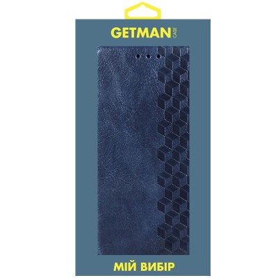 Шкіряний чохол книжка GETMAN Cubic (PU) для Xiaomi Redmi 9A Синій